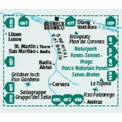Wanderkarten Und Winterkarten|Wanderkarten Und Winterkarten*KOMPASS WANDERKARTE 51 GADERTAL / VAL BADIA 1:25.000
