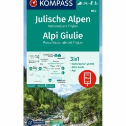 Wanderkarten Und Winterkarten|Wanderkarten Und Winterkarten*KOMPASS WANDERKARTE 064 JULISCHE ALPEN, NATIONALPARK TRIGLAV