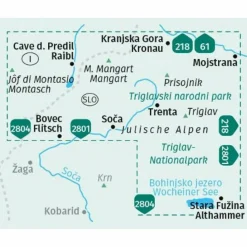 Wanderkarten Und Winterkarten|Wanderkarten Und Winterkarten*KOMPASS WANDERKARTE 064 JULISCHE ALPEN, NATIONALPARK TRIGLAV