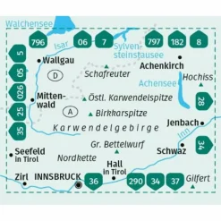 Wanderkarten Und Winterkarten|Wanderkarten Und Winterkarten*KOMPASS WANDERKARTE 26 KARWENDELGEBIRGE 1:50.000