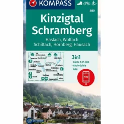 KOMPASS WANDERKARTE 880 KINZIGTAL SCHRAMBERG, 1:25.000^ Wanderkarten Und Winterkarten|Wanderkarten Und Winterkarten
