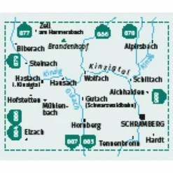 KOMPASS WANDERKARTE 880 KINZIGTAL SCHRAMBERG, 1:25.000^ Wanderkarten Und Winterkarten|Wanderkarten Und Winterkarten