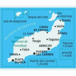 Wanderkarten Und Winterkarten|Wanderkarten Und Winterkarten*KOMPASS WANDERKARTE 241 LANZAROTE 1:50.000