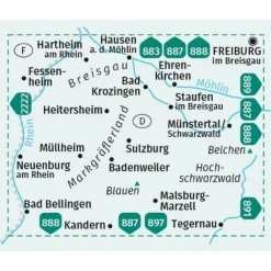 Wanderkarten Und Winterkarten|Wanderkarten Und Winterkarten*KOMPASS WANDERKARTE 890 MÜNSTERTAL, NÖRDL. MARKGRÄFLERLAND