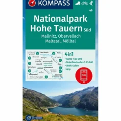 Wanderkarten Und Winterkarten|Wanderkarten Und Winterkarten*KOMPASS WANDERKARTE 49 NATIONALPARK HOHE TAUERN SÜD
