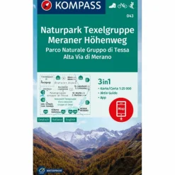 Wanderkarten Und Winterkarten|Wanderkarten Und Winterkarten*KOMPASS WANDERKARTE 043 NATURPARK TEXELGRUPPE