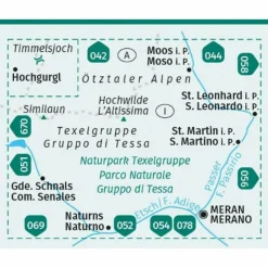 Wanderkarten Und Winterkarten|Wanderkarten Und Winterkarten*KOMPASS WANDERKARTE 043 NATURPARK TEXELGRUPPE