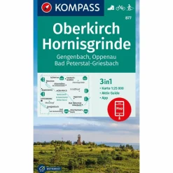 KOMPASS WANDERKARTE 877 OBERKIRCH, HORNISGRINDE, GENGENBACH^ Wanderkarten Und Winterkarten|Wanderkarten Und Winterkarten