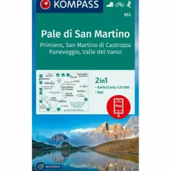 Wanderkarten Und Winterkarten|Wanderkarten Und Winterkarten*KOMPASS WANDERKARTE 653 PALE DI SAN MARTINO