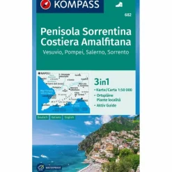 Wanderkarten Und Winterkarten|Wanderkarten Und Winterkarten*KOMPASS WANDERKARTE 682 PENISOLA SORRENTINA