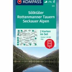 KOMPASS WANDERKARTE 223 SÖLKTÄLER, ROTTENMANNER TAUERN^ Wanderkarten Und Winterkarten|Wanderkarten Und Winterkarten