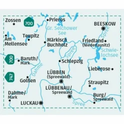 Wanderkarten Und Winterkarten|Wanderkarten Und Winterkarten*KOMPASS WANDERKARTE 748 SPREEWALD, TEUPITZ, BEESKOW, LÜBBEN