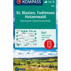 Wanderkarten Und Winterkarten|Wanderkarten Und Winterkarten*KOMPASS WANDERKARTE 898 ST. BLASIEN, TODTMOOS, HOTZENWALD