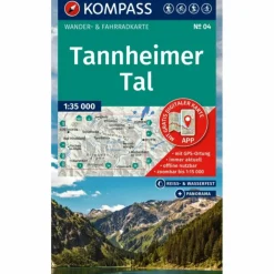 Wanderkarten Und Winterkarten|Wanderkarten Und Winterkarten*KOMPASS WANDERKARTE 04 TANNHEIMER TAL 1:35.000