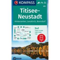KOMPASS WANDERKARTE 893 TITISEE-NEUSTADT 1:25000^ Wanderkarten Und Winterkarten|Wanderkarten Und Winterkarten