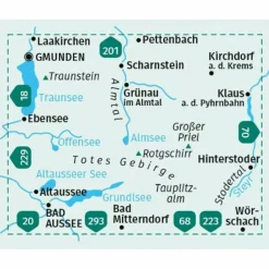 Wanderkarten Und Winterkarten|Wanderkarten Und Winterkarten*KOMPASS WANDERKARTE 19 TOTES GEBIRGE, ALMTAL, STODERTAL