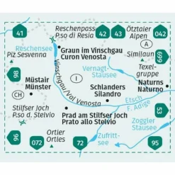 KOMPASS WANDERKARTE 52 VINSCHGAU / VAL VENOSTA 1:50.000^ Wanderkarten Und Winterkarten|Wanderkarten Und Winterkarten