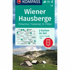 Wanderkarten Und Winterkarten|Wanderkarten Und Winterkarten*KOMPASS WANDERKARTE 210 WIENER HAUSBERGE