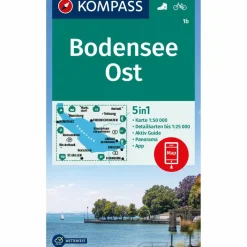 Wanderkarten Und Winterkarten|Wanderkarten Und Winterkarten*KOMPASS WANDERKARTE 1B BODENSEE OST 1:50.000