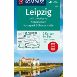 Wanderkarten Und Winterkarten|Wanderkarten Und Winterkarten*KOMPASS WANDERKARTE LEIPZIG UND UMGEBUNG, NORDSACHSEN