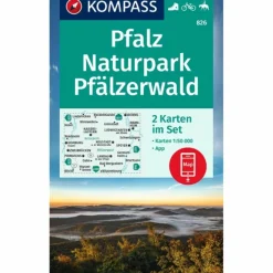 Wanderkarten Und Winterkarten|Wanderkarten Und Winterkarten*KOMPASS WANDERKARTEN-SET 826 PFALZ, NATURPARK PFÄLZERWALD