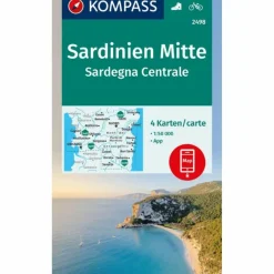 Wanderkarten Und Winterkarten|Wanderkarten Und Winterkarten*KOMPASS WANDERKARTEN-SET 2498 SARDINIEN MITTE