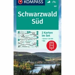 Wanderkarten Und Winterkarten|Wanderkarten Und Winterkarten*KOMPASS WANDERKARTEN-SET 887 SCHWARZWALD SÜD (2 KARTEN)