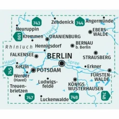 KOMPASS WANDERKARTEN-SET 700 BERLIN UND UMGEBUNG (4 KARTEN)^ Wanderkarten Und Winterkarten|Wanderkarten Und Winterkarten