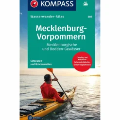 KOMPASS WASSERWANDERATLAS MECKLENBURG-VORPOMMERN - Wasserkarte^ Gewässerkarten|Gewässerkarten