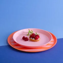 KOZIOL LARGE PLATE 255MM NORA PLATE 255MM STRIPES - Campinggeschirr^ Campingtöpfe Und Campinggeschirr