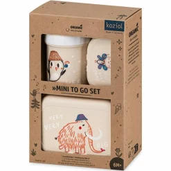KOZIOL Campingtöpfe Und Campinggeschirr*LUNCH BOX SET + WATER BOTTLE 200ML VERY VERY TO GO SET OF 3 - Essensbox