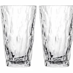 KOZIOL Campingtöpfe Und Campinggeschirr*SUPERGLAS LONGDRINK GLAS 300ML CLUB NO. 6 SET OF 2 - Campinggeschirr