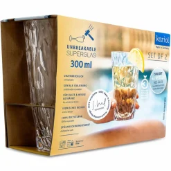 KOZIOL Campingtöpfe Und Campinggeschirr*SUPERGLAS LONGDRINK GLAS 300ML CLUB NO. 6 SET OF 2 - Campinggeschirr