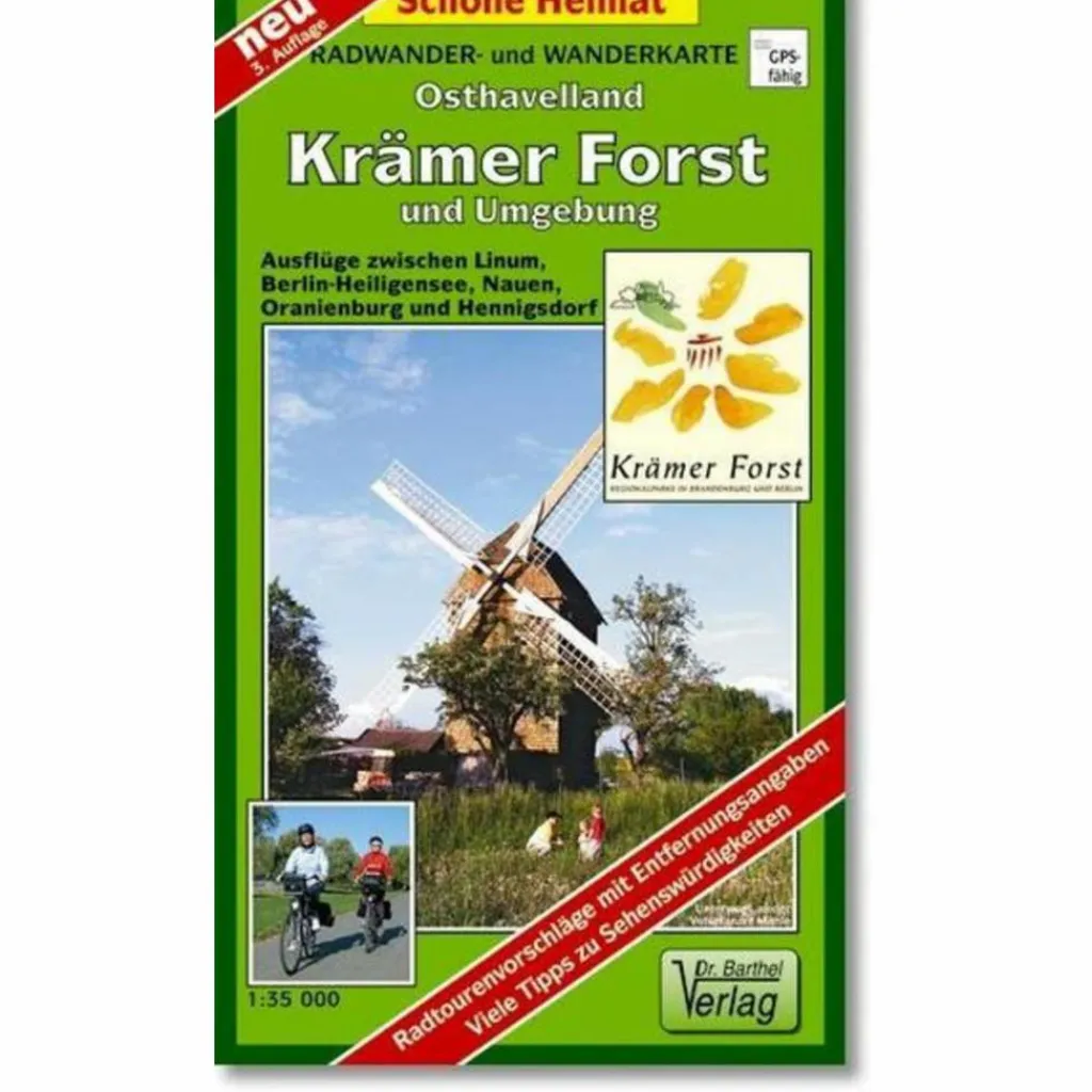 Fahrradkarten|Wanderkarten Und Winterkarten*KRÄMER FORST UND UMGEBUNG 1 : 35 000. R - Wanderkarte