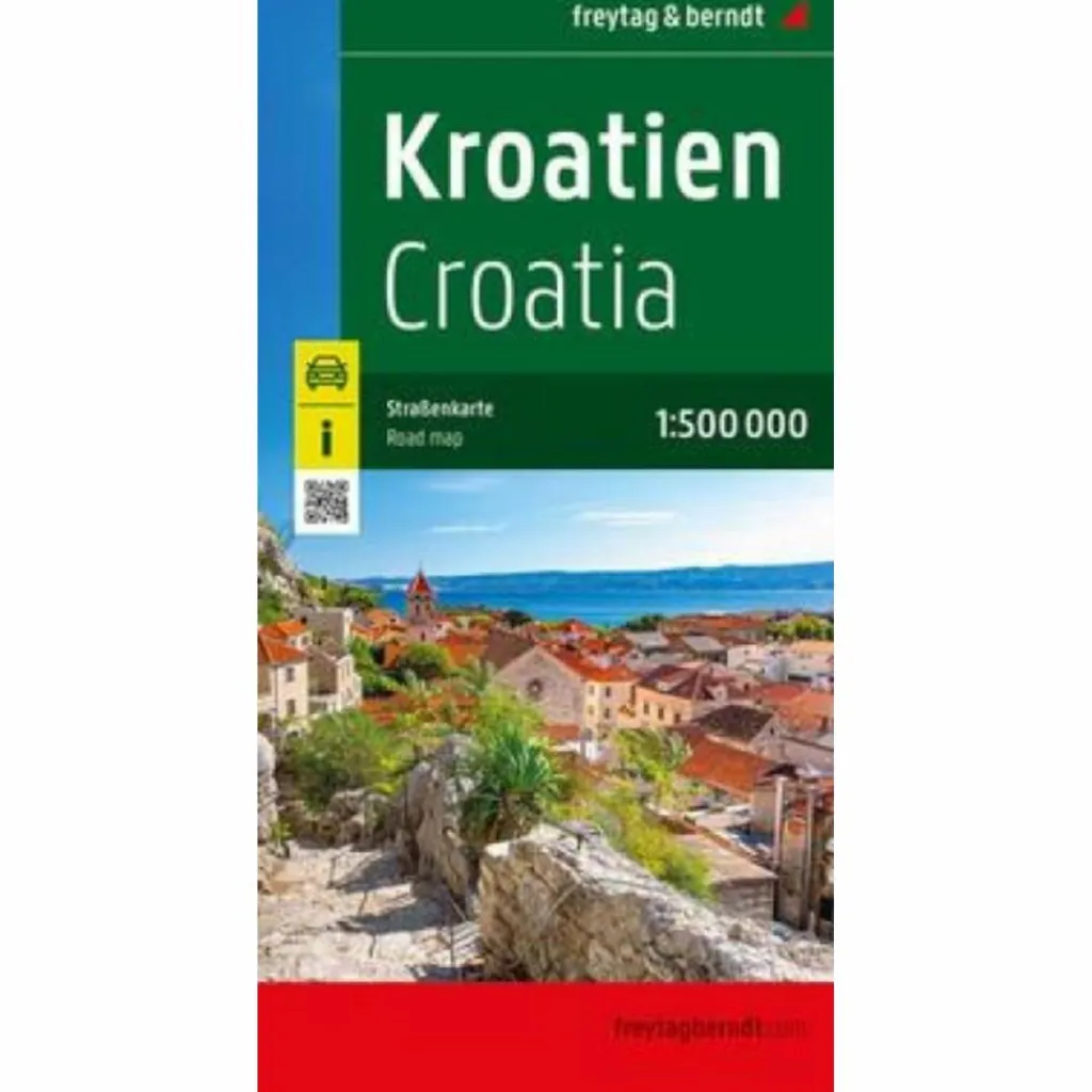 KROATIEN, STRAßENKARTE 1:500.000, FREYTAG & BERNDT - Straßenkarte^ Straßenkarten|Straßenkarten