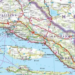 KROATIEN, STRAßENKARTE 1:500.000, FREYTAG & BERNDT - Straßenkarte^ Straßenkarten|Straßenkarten