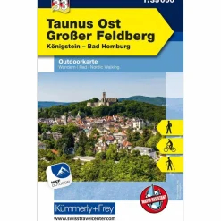 Wanderkarten Und Winterkarten|Wanderkarten Und Winterkarten*KUF DEUTSCHLAND OUTDOORKARTE 33 TAUNUS OST, GROßER FELDBERG - Wanderkarte
