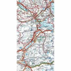 KUF SCHWEIZ RADREISEKARTE 1 : 301 000 - Wanderkarte^ Fahrradkarten|Winterkarten