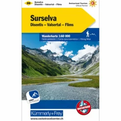 Wanderkarten Und Winterkarten|Wanderkarten Und Winterkarten*KUF SCHWEIZ WANDERKARTE 20 1 : 60 000 SURSELVA, DISENTIS - Wanderkarte