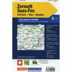 KUF SCHWEIZ WK 24 ZERMATT / SAAS FEE - Wanderkarte^ Winterkarten|Wanderkarten Und Winterkarten