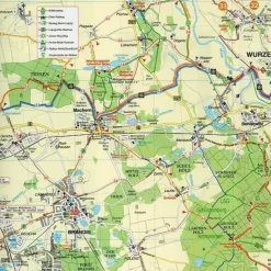 Fahrradkarten|Wanderkarten Und Winterkarten*ÖKUMENISCHER PILGERWEG GÖRLITZ-VACHA - Wanderkarte