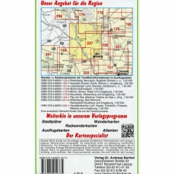 Fahrradkarten|Fahrradkarten*KYRITZ-RUPPINER HEIDE, WITTSTOCK/DOSSE, - Fahrradkarte