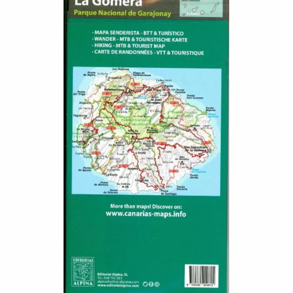 Wanderkarten Und Winterkarten|Wanderkarten Und Winterkarten*LA GOMERA - Wanderkarte