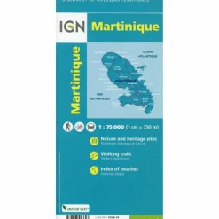 LA MARTINIQUE 1:75 000^ Fahrradkarten|Wanderkarten Und Winterkarten