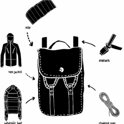 La Virgule GRAVELOT - 18 L Unisex - Tagesrucksack^ Tagesrucksäcke