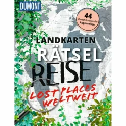 Outdoor-Sachbücher Und Naturwissen|Reisespiele*LANDKARTEN-RÄTSELREISE LOST PLACES WELTWEIT