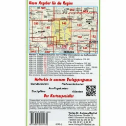 LAUCHHAMMER, GROßENHAIN UND UMGEBUNG 1:50.000 - Wanderkarte^ Wanderkarten Und Winterkarten|Wanderkarten Und Winterkarten