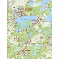 LAUSITZER SEENLAND, SENFTENBERG, HOYERSWERDA - Wanderkarte^ Fahrradkarten|Wanderkarten Und Winterkarten