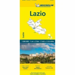LAZIO - MICHELIN LOCAL MAP 360 - Straßenkarte^ Straßenkarten|Straßenkarten