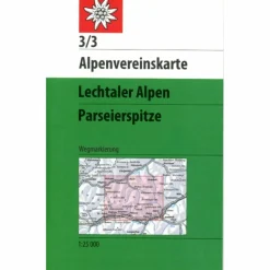 Wanderkarten Und Winterkarten|Wanderkarten Und Winterkarten*LECHTALER ALPEN - PARSEIERSPITZE 1:25 000